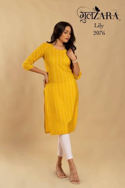  LILY BY GULZARA SOFT CREPE KURTI MANUFACTURER IN INDIA